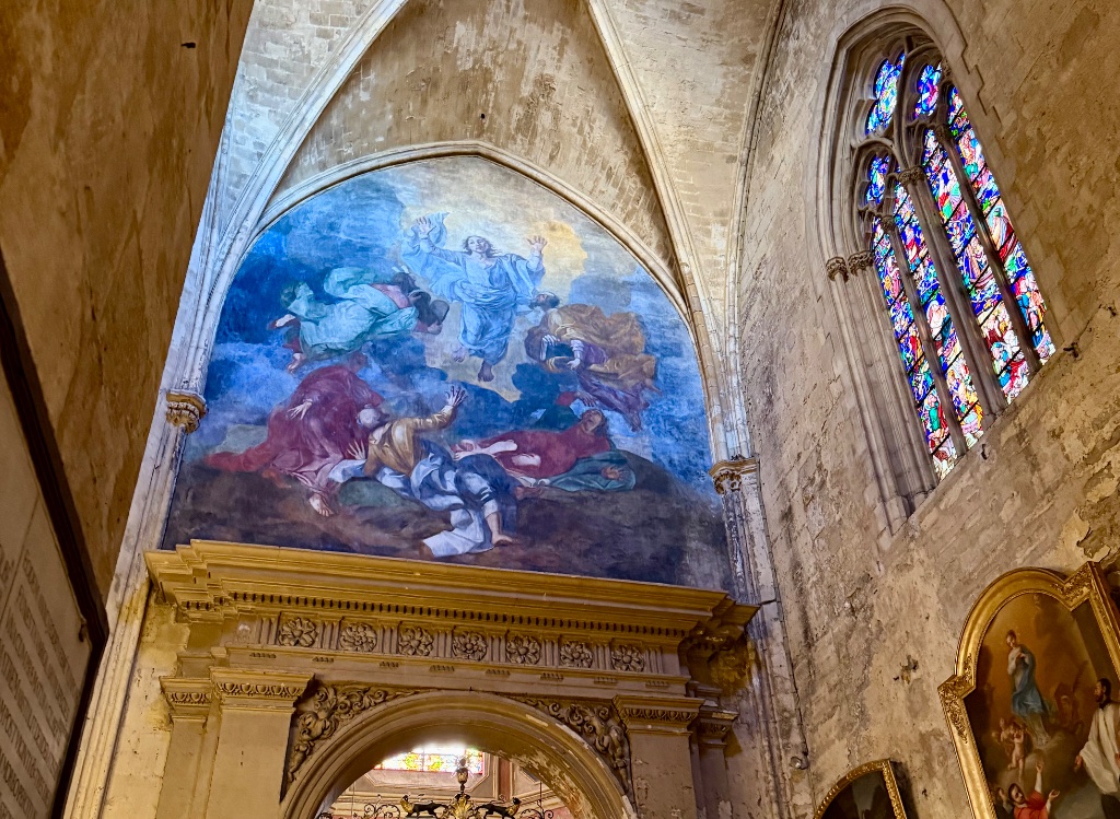Fresque de la Cathédrale Saint-Sauveur