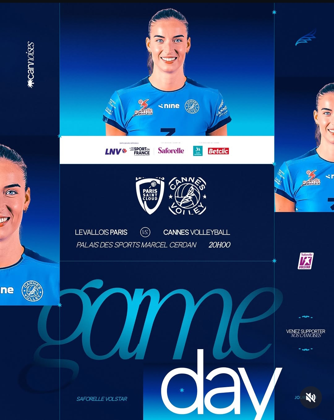Levallois Paris Saint-Cloud vs Cannes Volley