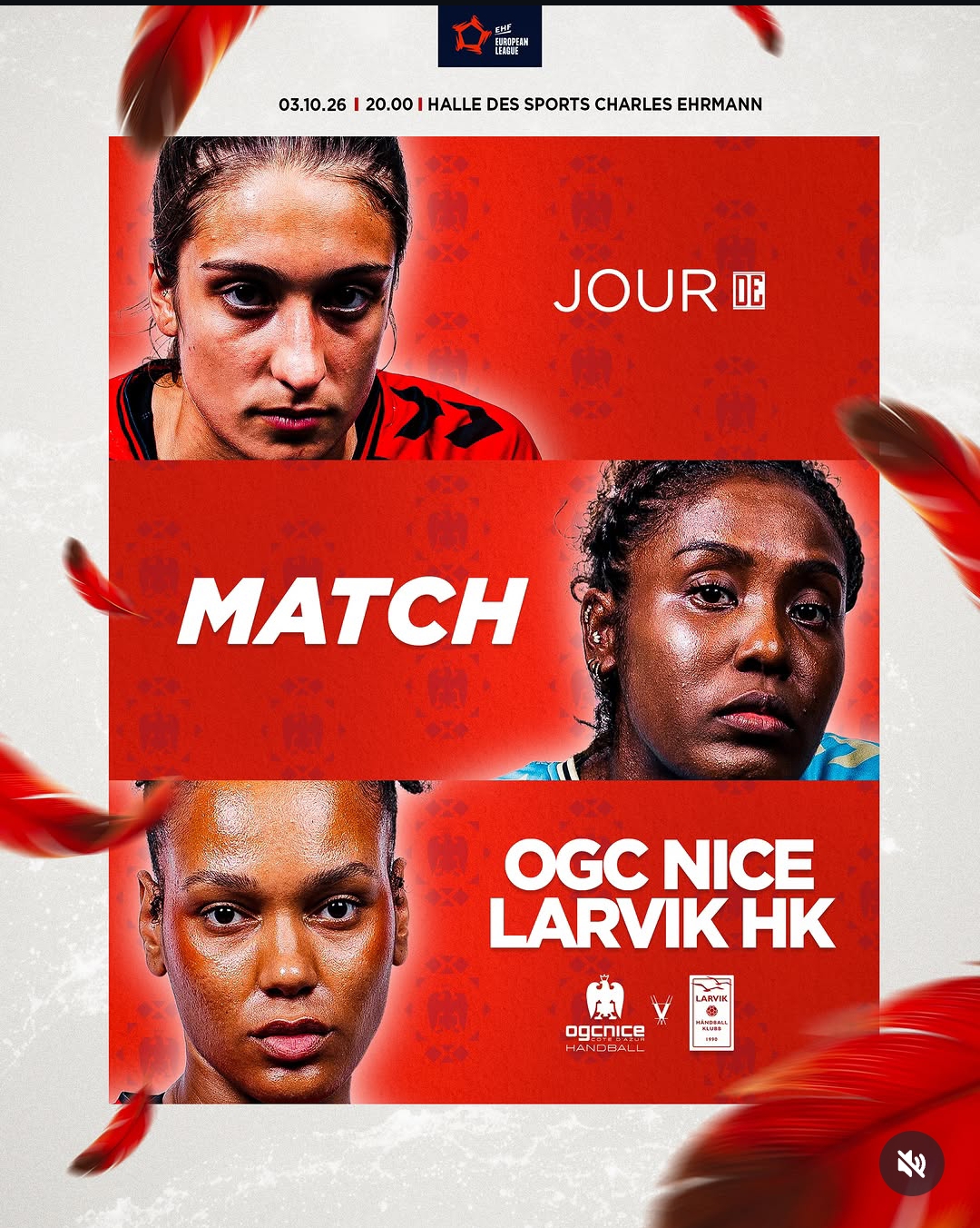 OGC Nice vs Larvik HK
