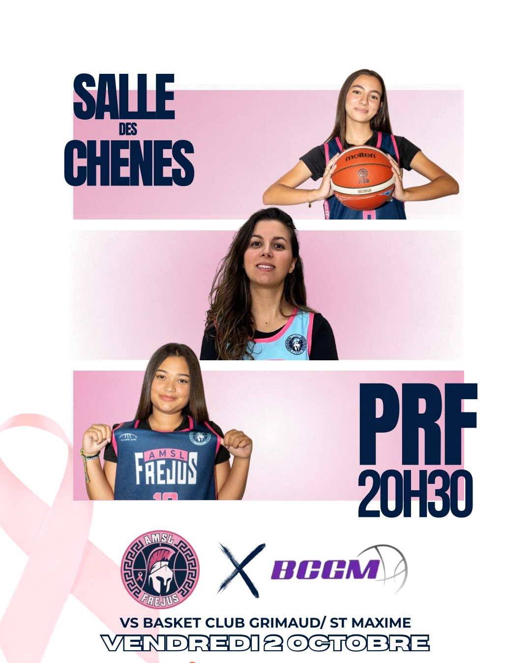 Pré-Régionale Féminine : AMSL Fréjus vs Basket Club Grimaud/St Maxime