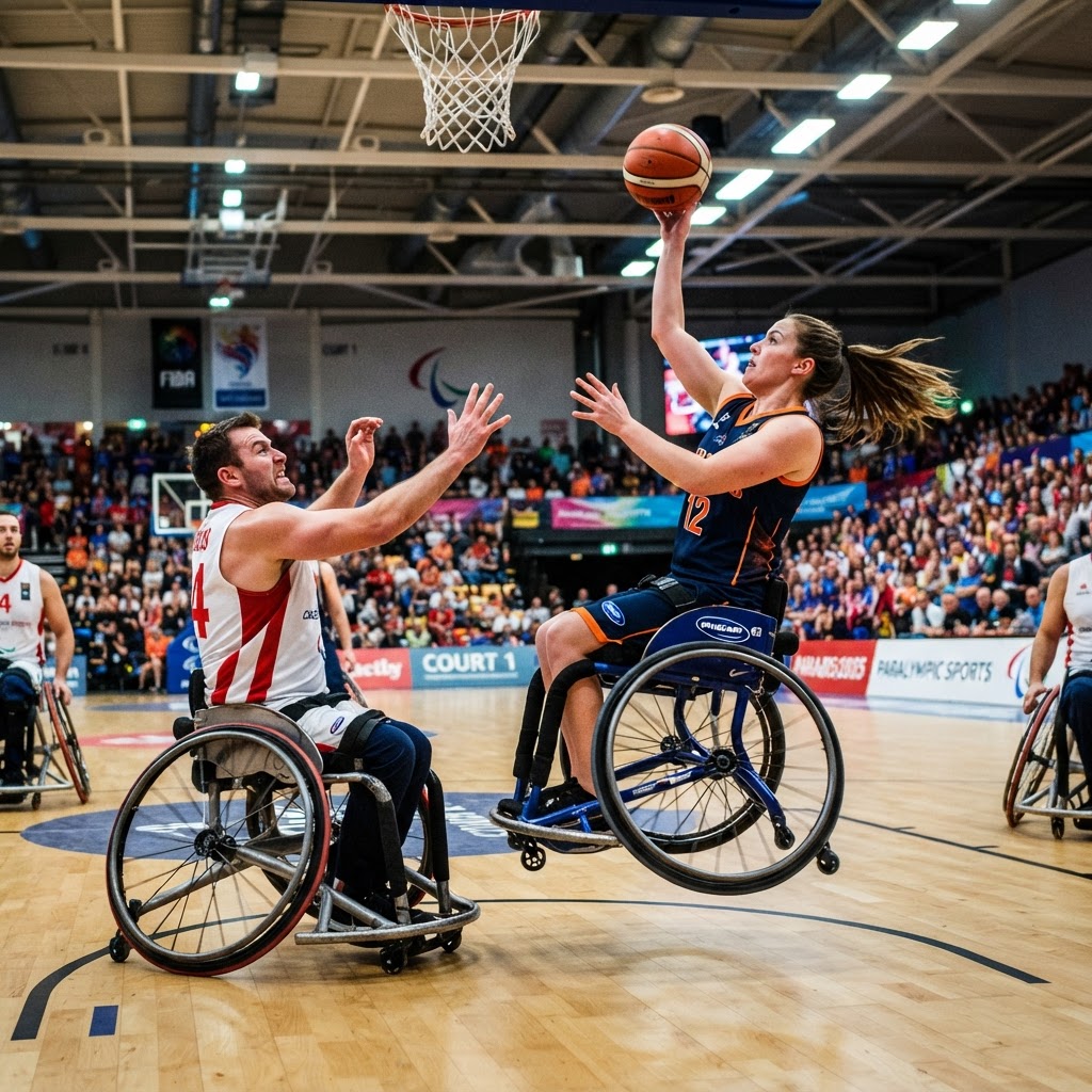 Championnat de France Basket Fauteuil Nationale 1 : Cambrai vs Ent. Lyon BF