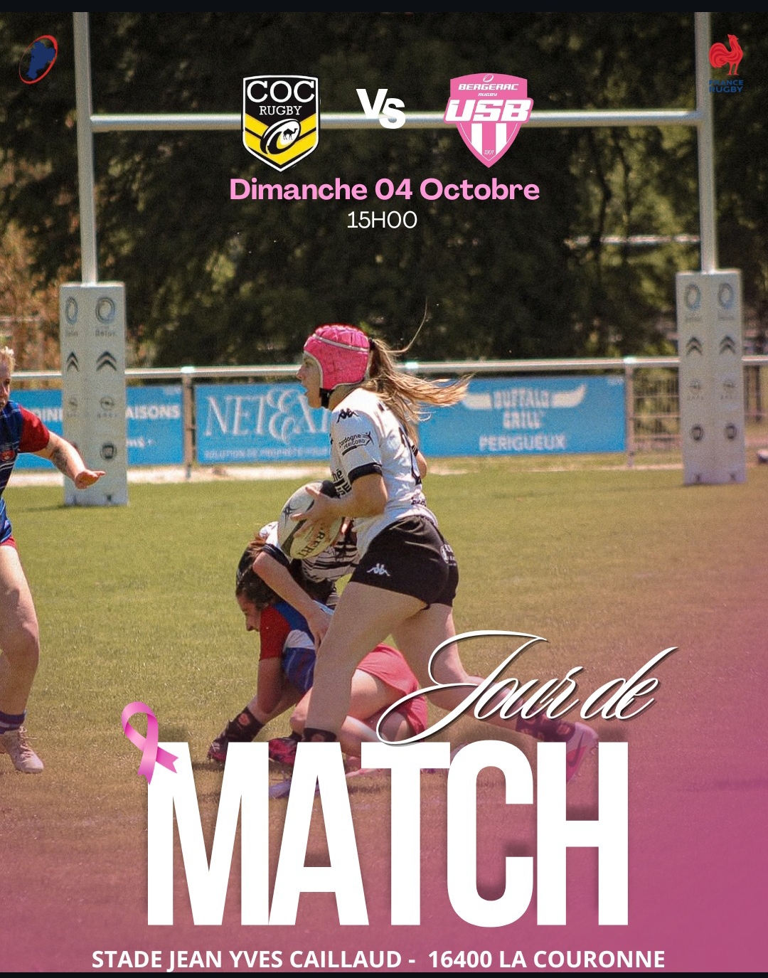 Rugby Féminin : COC Rugby vs USB Bergerac