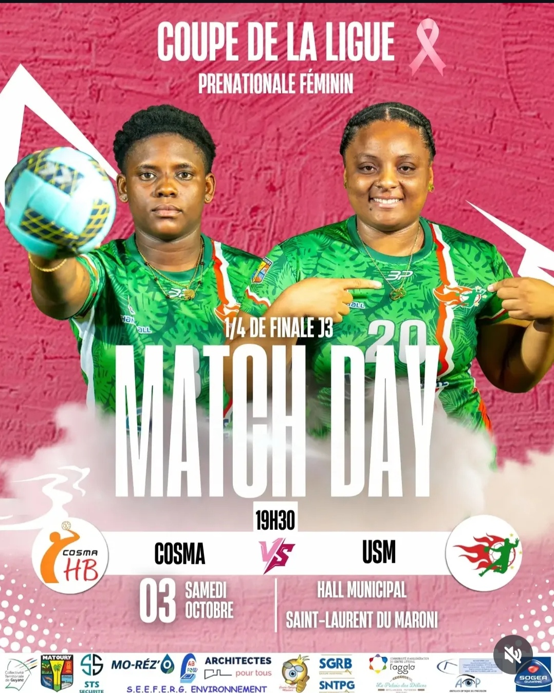 COSMA vs USM - Coupe de la Ligue Prénationale Féminin (1/4 de Finale J3)