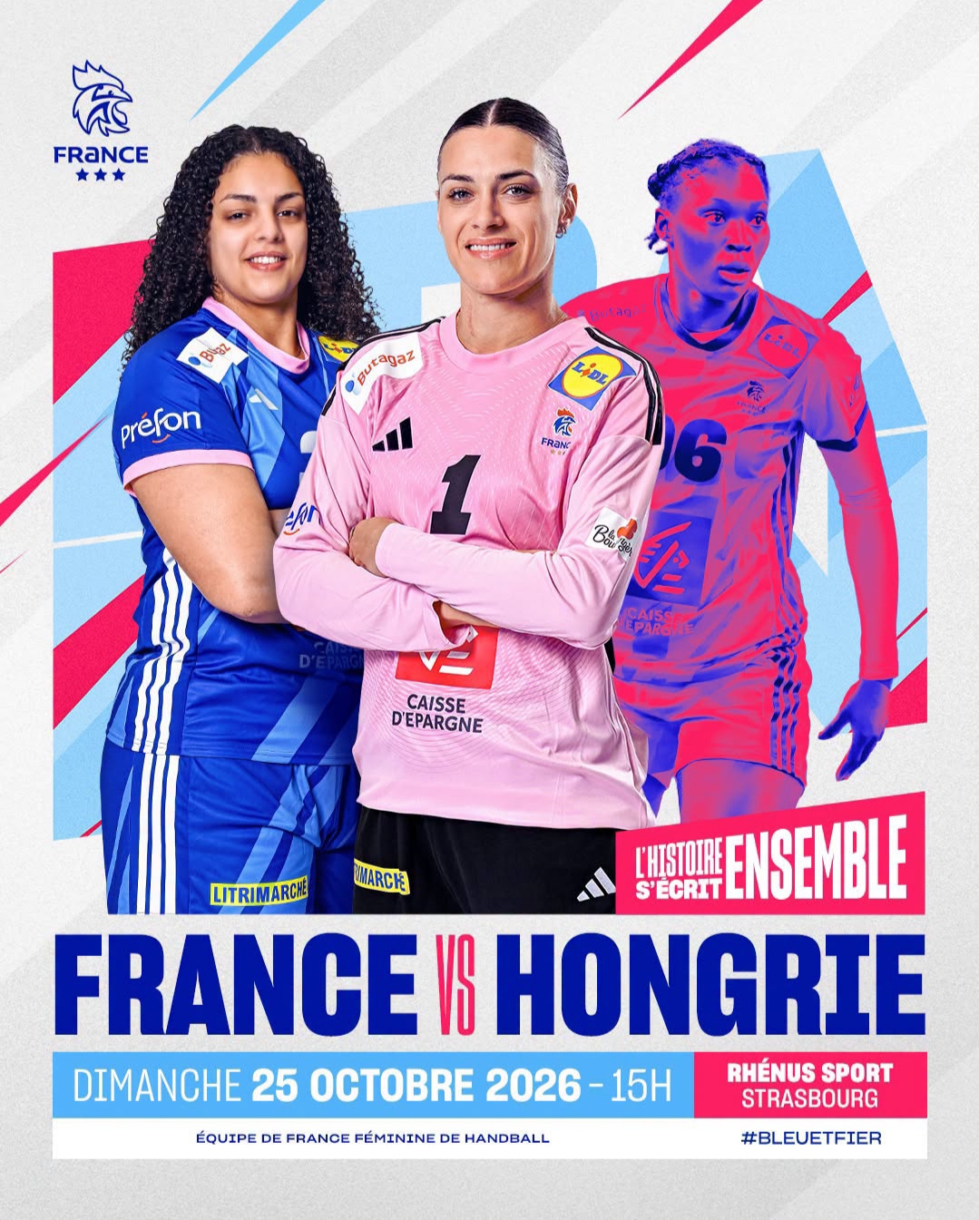 Équipe de France Féminine de Handball : France vs Hongrie