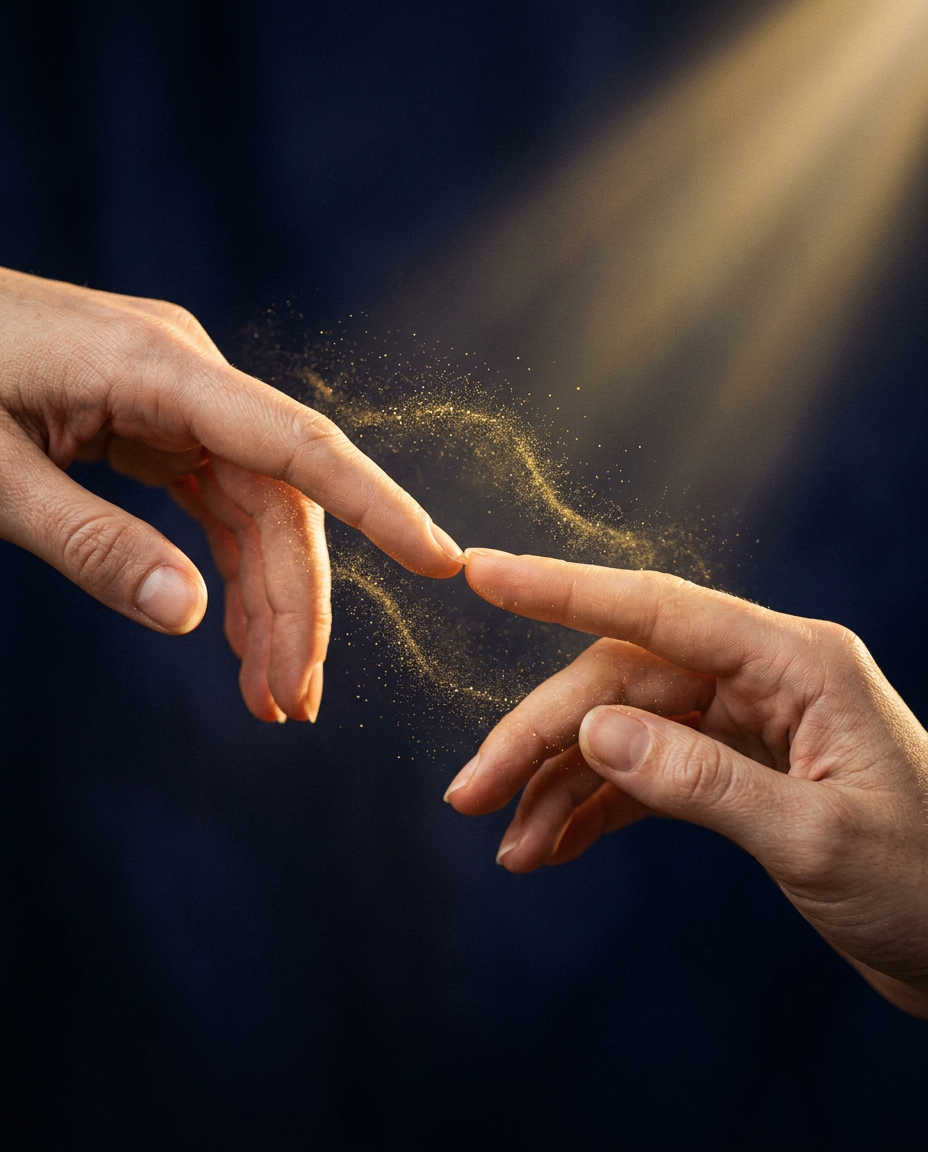 Energy between hands