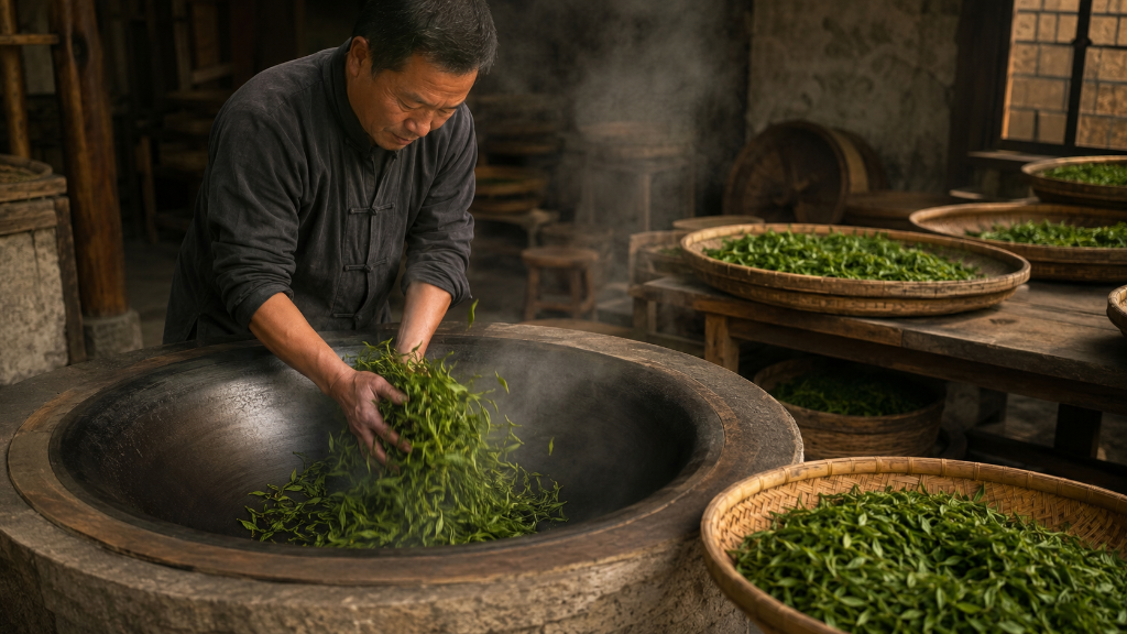 Tea farmer in Yunnan