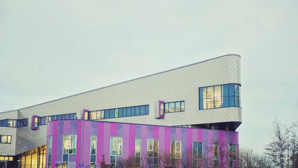 Modern school innovation building