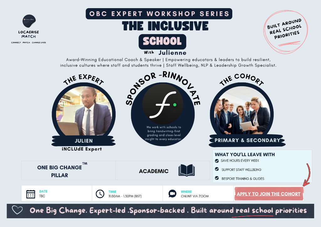 Inclusive School Programme poster