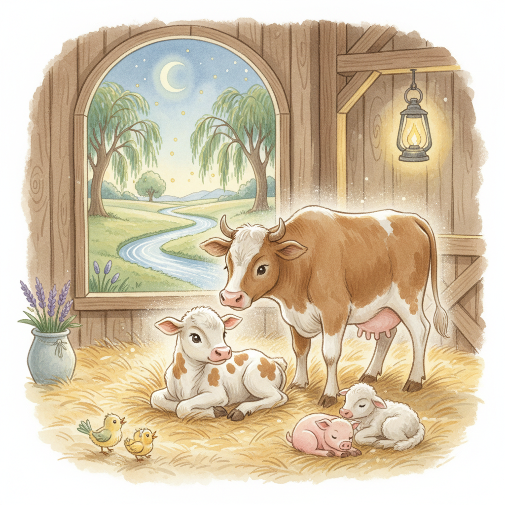 Growing Up on Willow Creek Farm - Story 6: The Newborn Calf