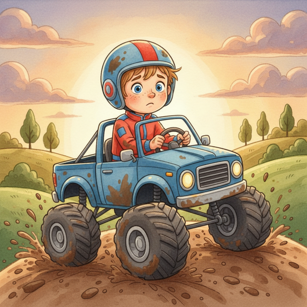 Racing with Ricky - Story 2: Mud Mountain Monster Truck Show