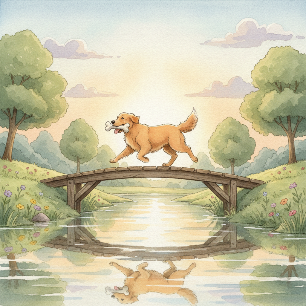 The Dog and His Reflection