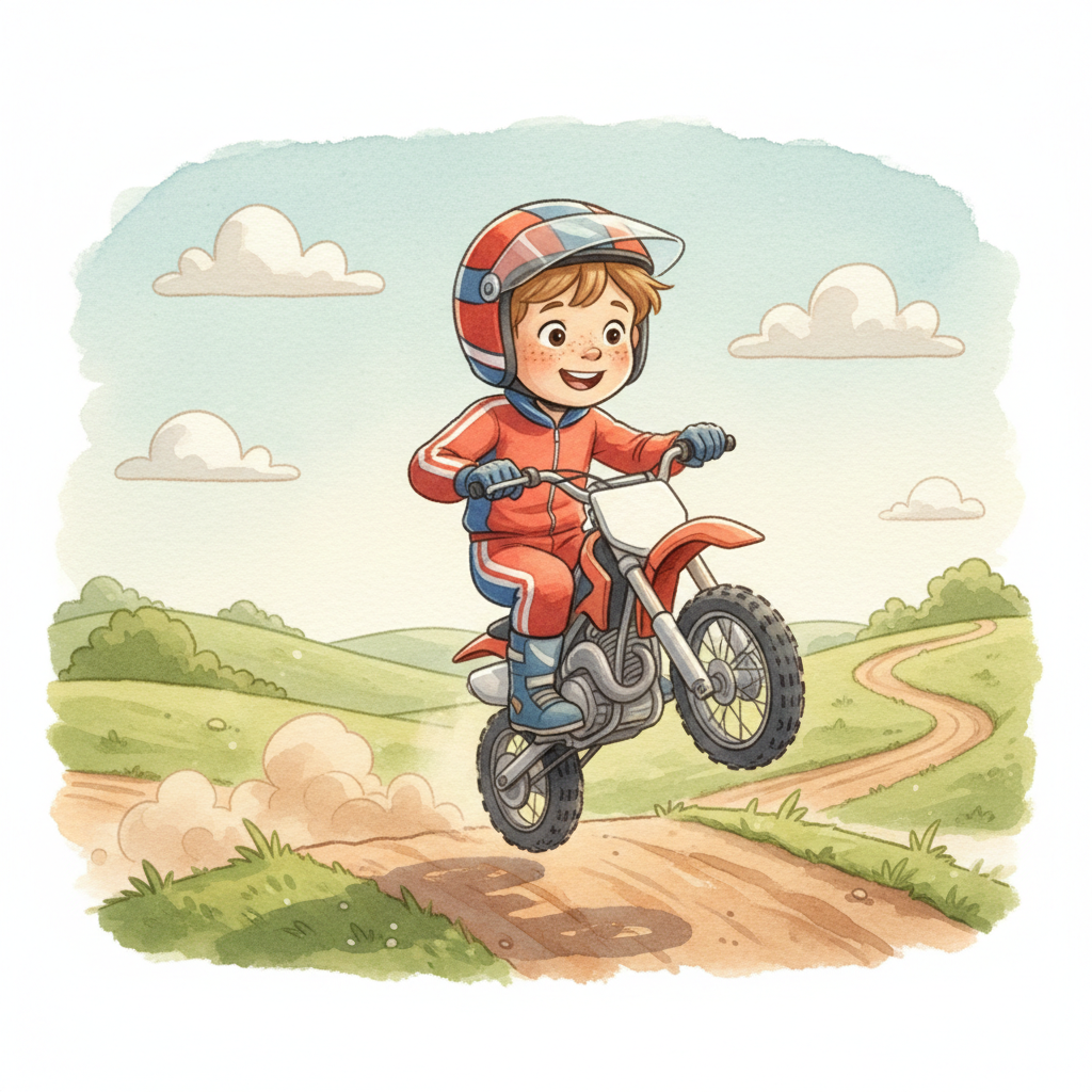 Racing with Ricky - Story 3: The Motocross Jump