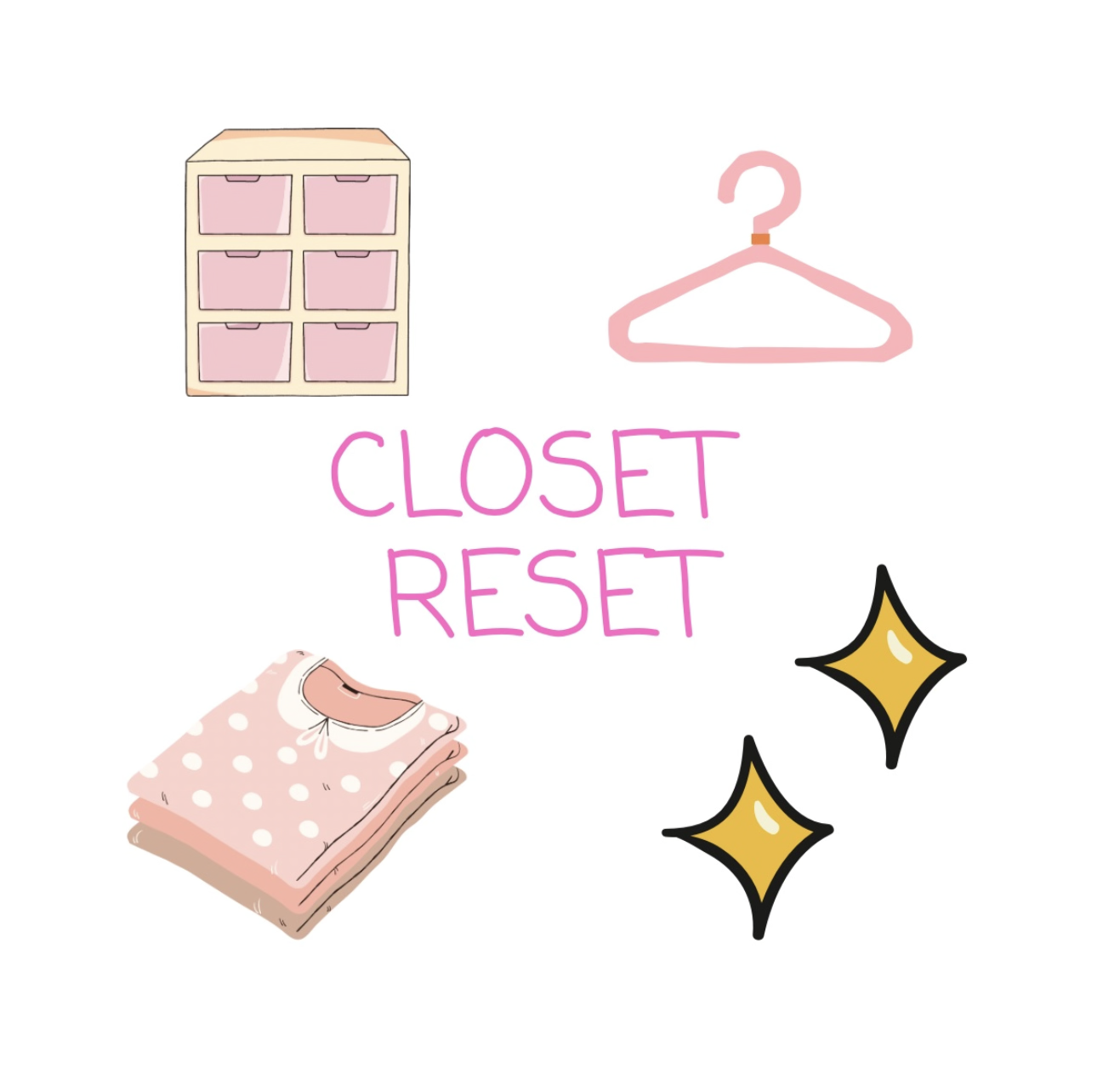 Closet Reset template preview