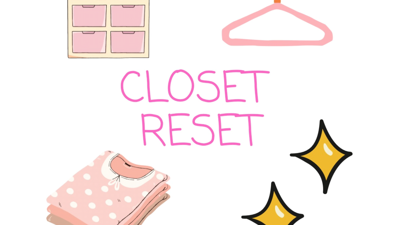Closet Reset template preview