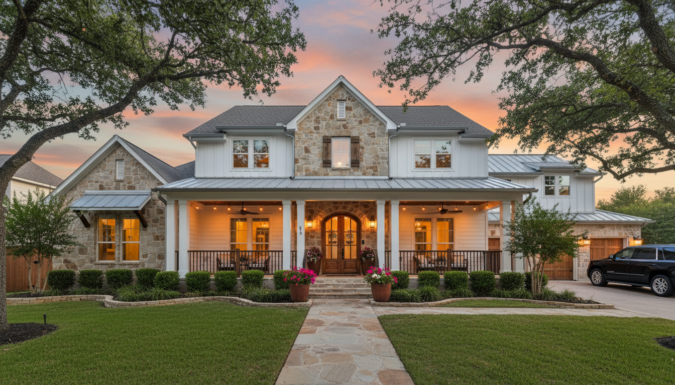 Suburban Plano, Texas home exterior