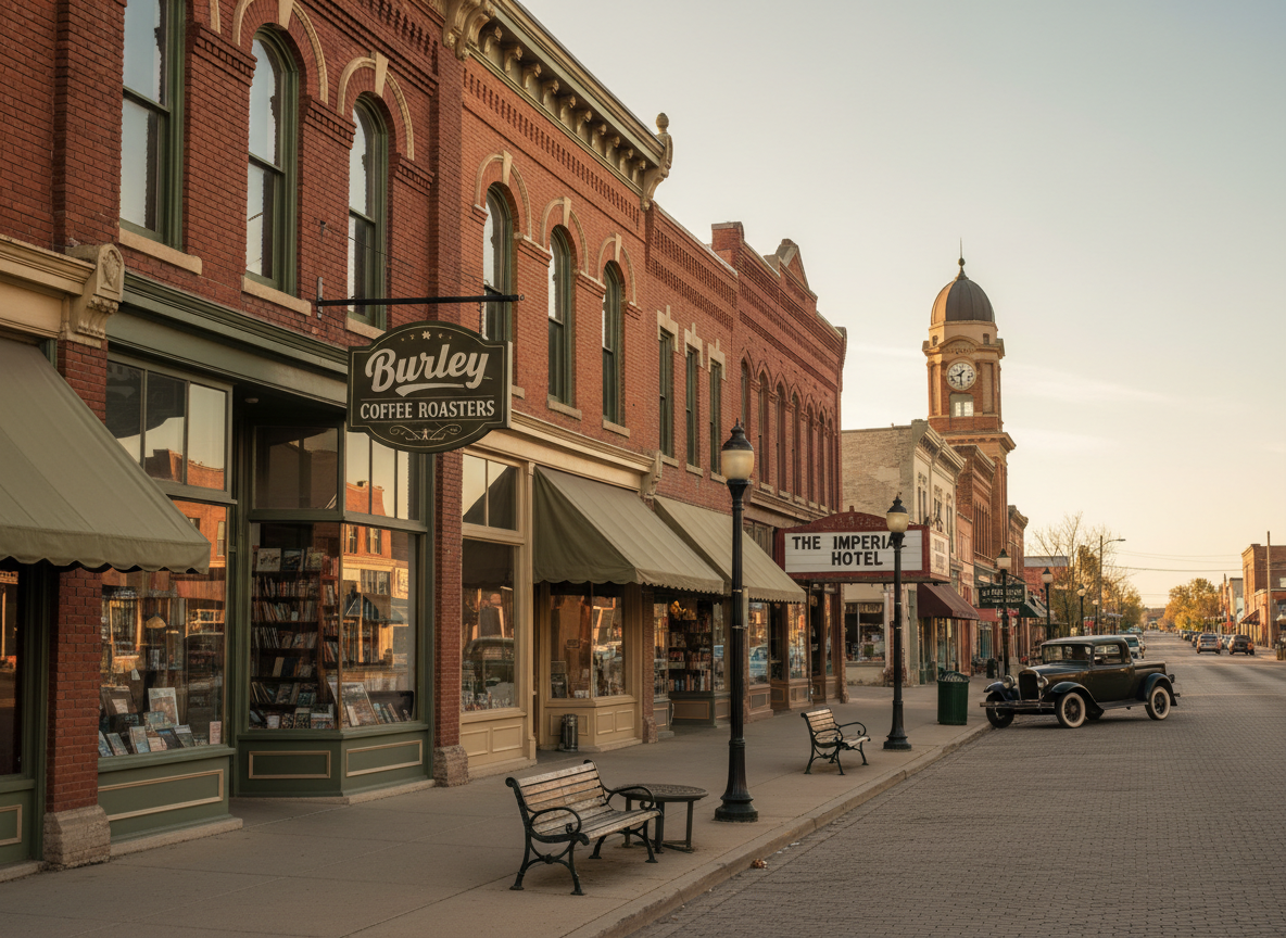 Historic Burley, Idaho main street
