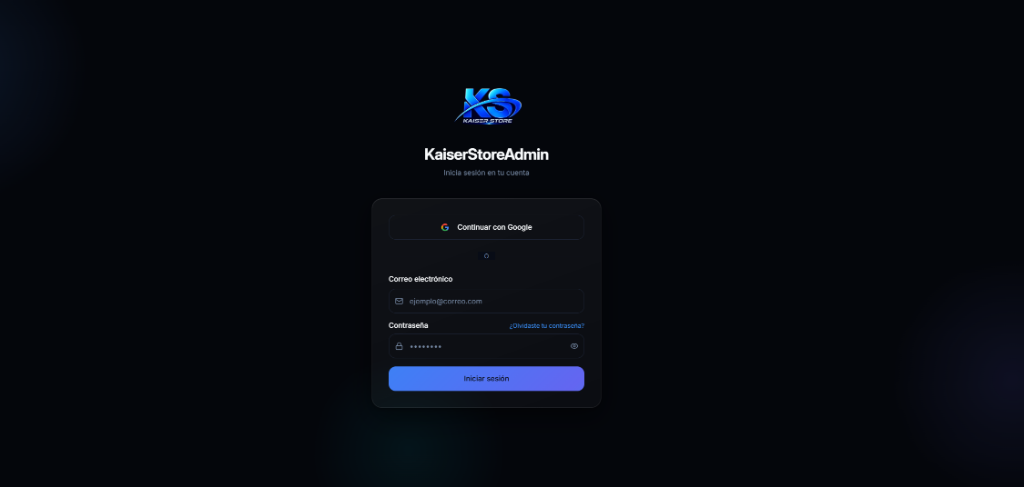 KaiserStore Admin