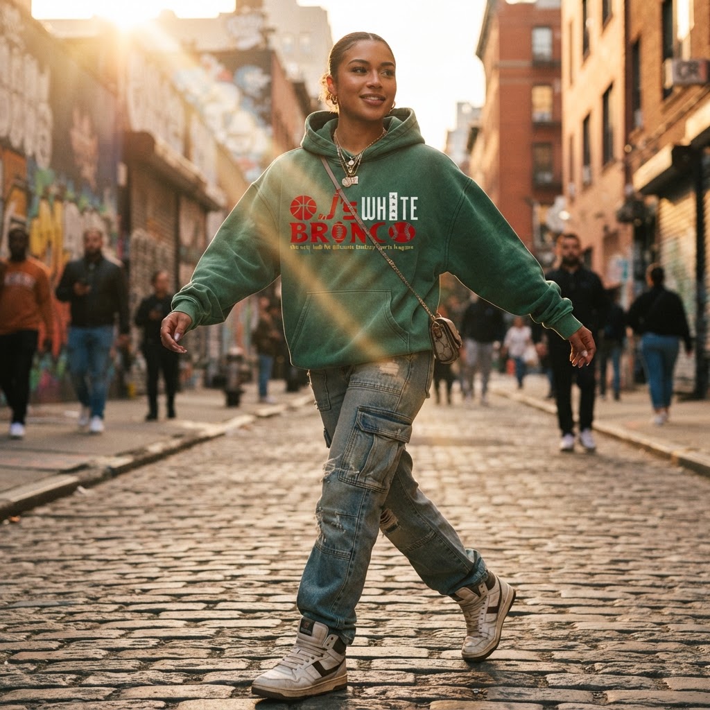 Snow Wash Fleece Oversize Hoodie