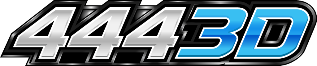 444 3D Logo