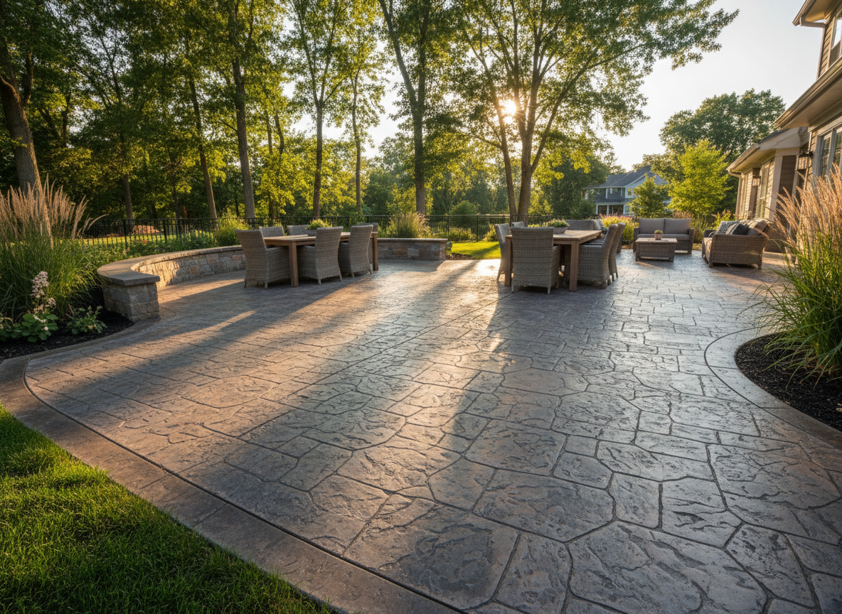 Stamped Concrete & Footings
