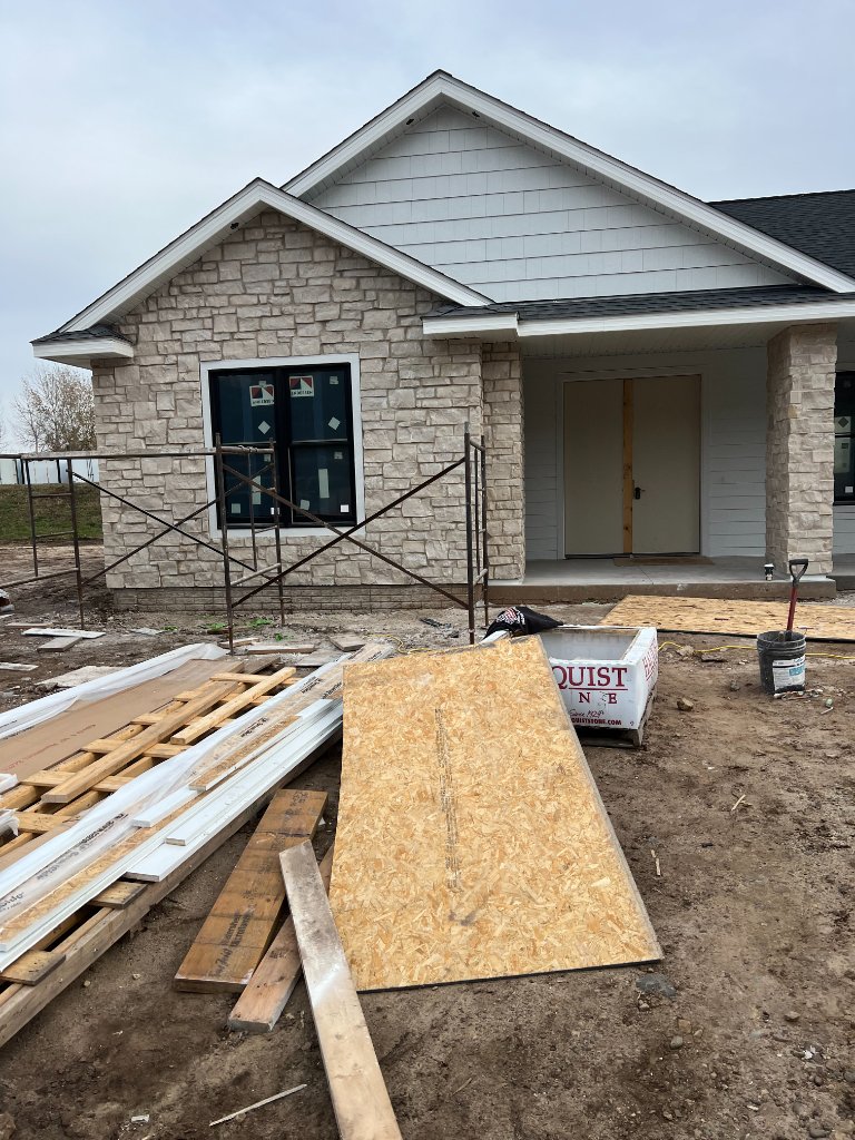 Full Stone Exterior — New Construction Home