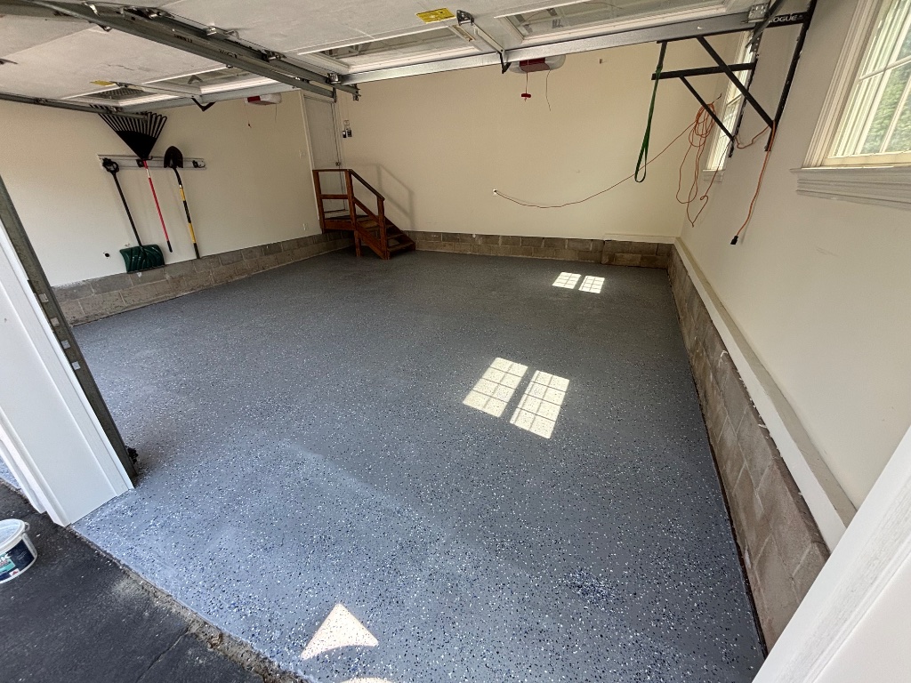 Epoxy garage floor coating