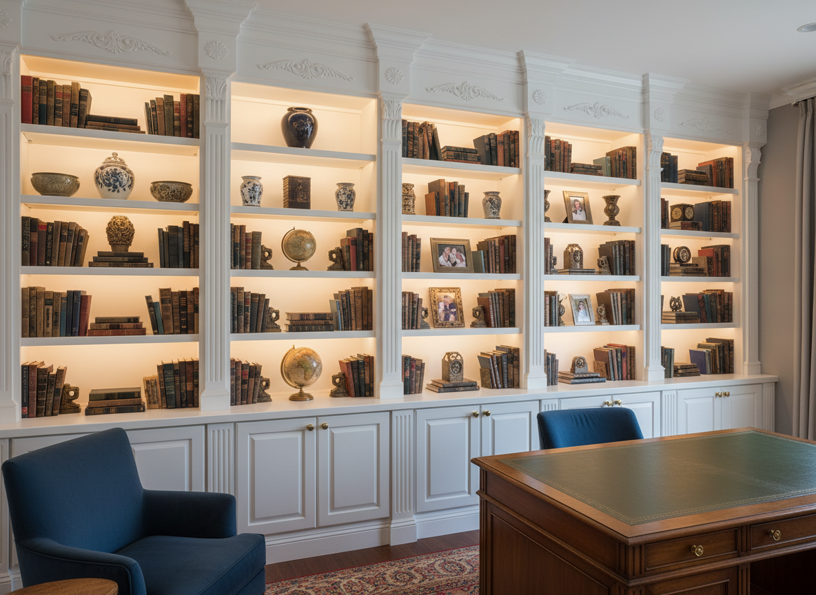 Custom carpentry built-ins