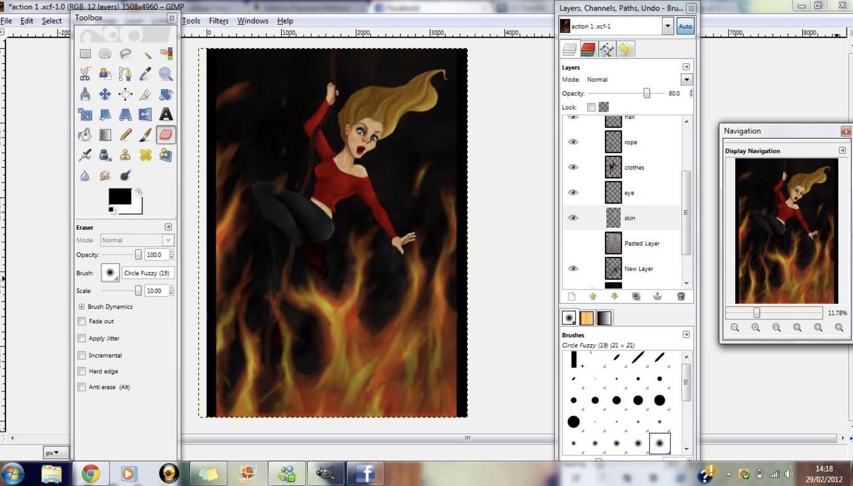 Through the Flames — Work in Progress