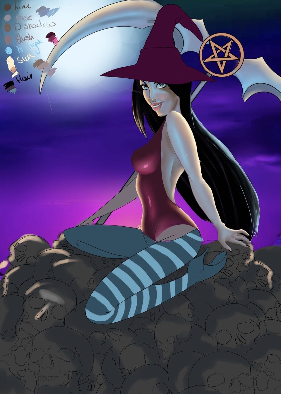 Witch on the Skull Pile
