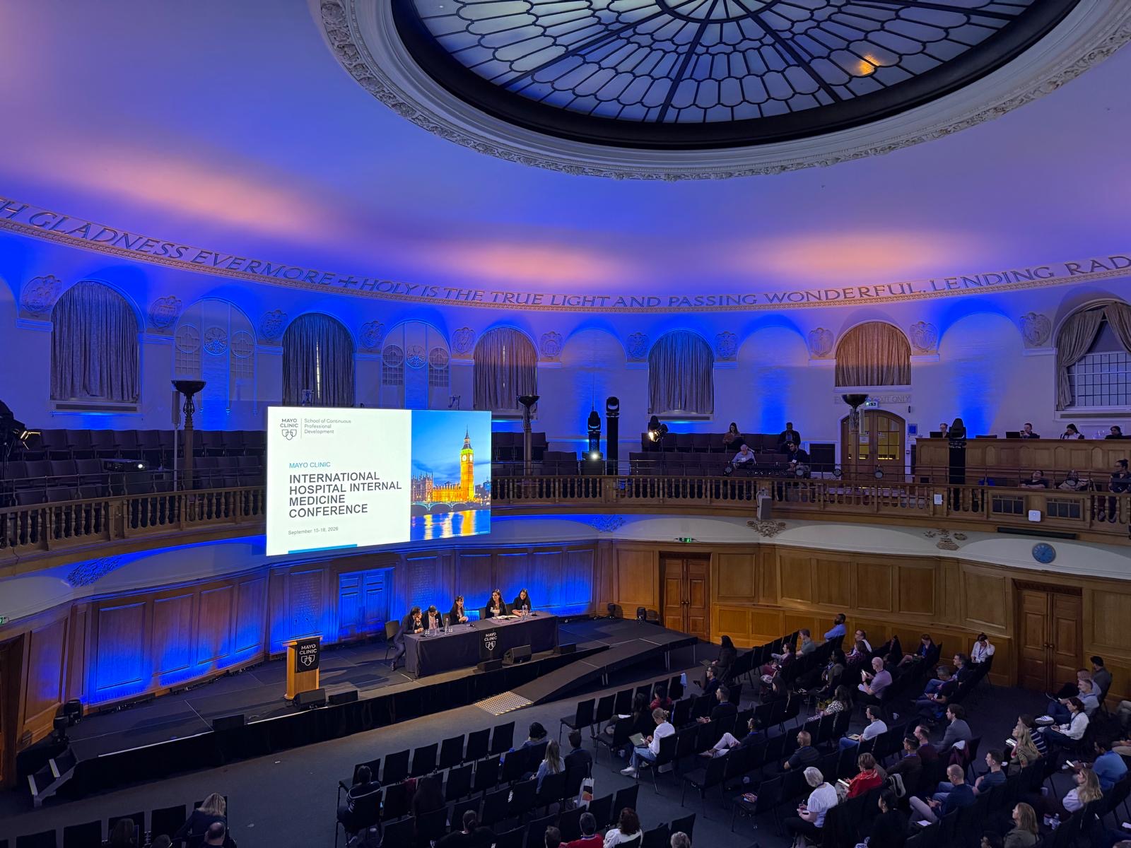 Mayo Clinic International Hospital Internal Medicine Conference auditorium