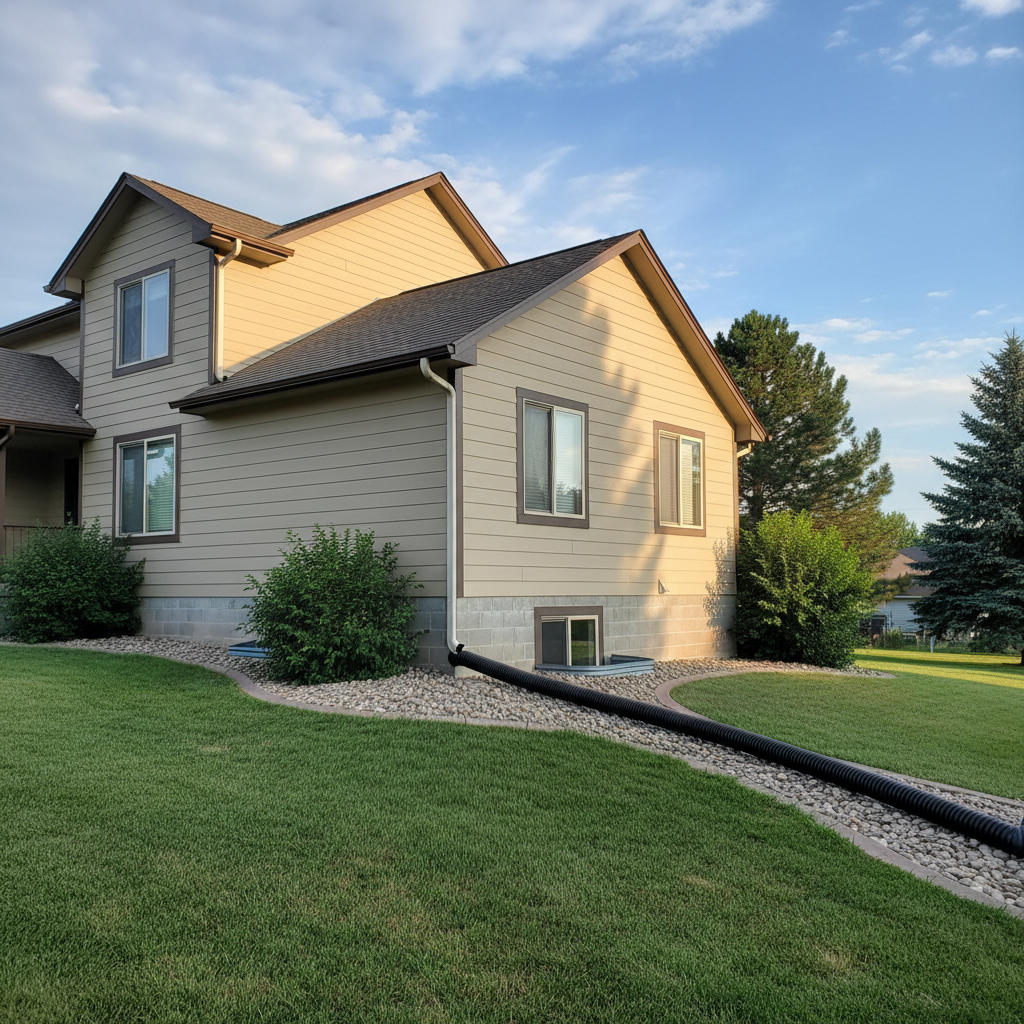 Downspout installation for homes in Northglenn, Colorado