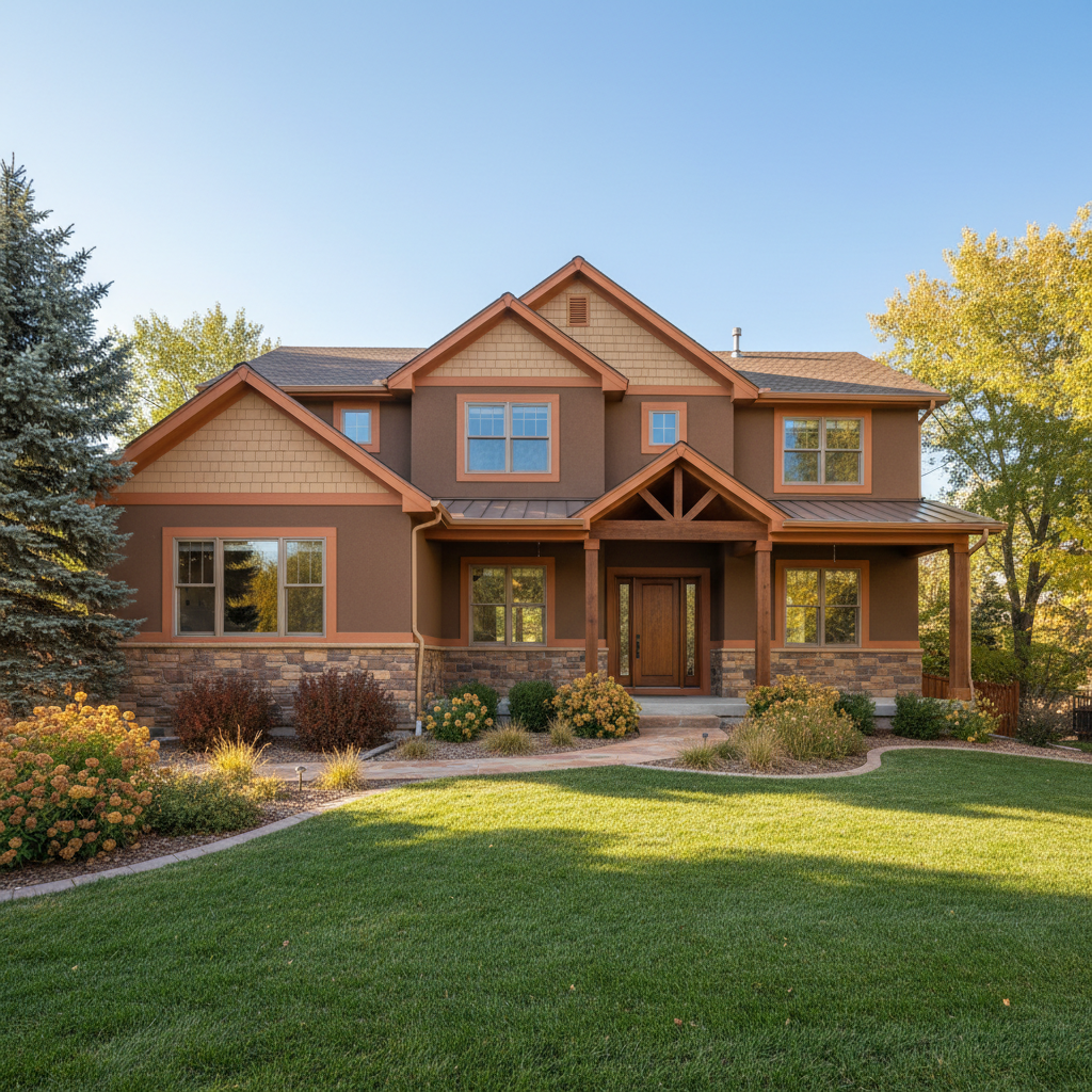 Professional exterior house painting by Kings Exteriors & Gutter Systems LLC