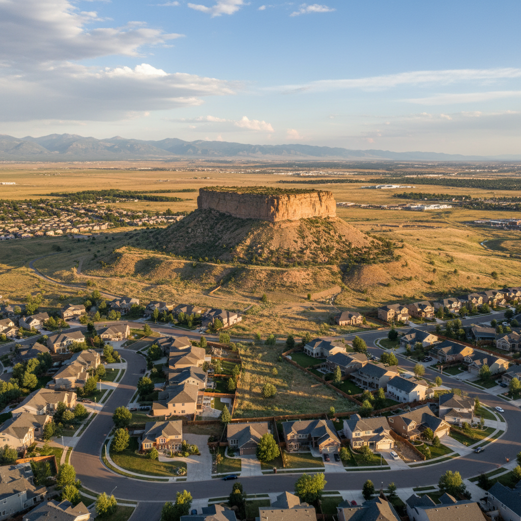 Castle Rock, Colorado — residential area served by Kings Exteriors & Gutter Systems LLC
