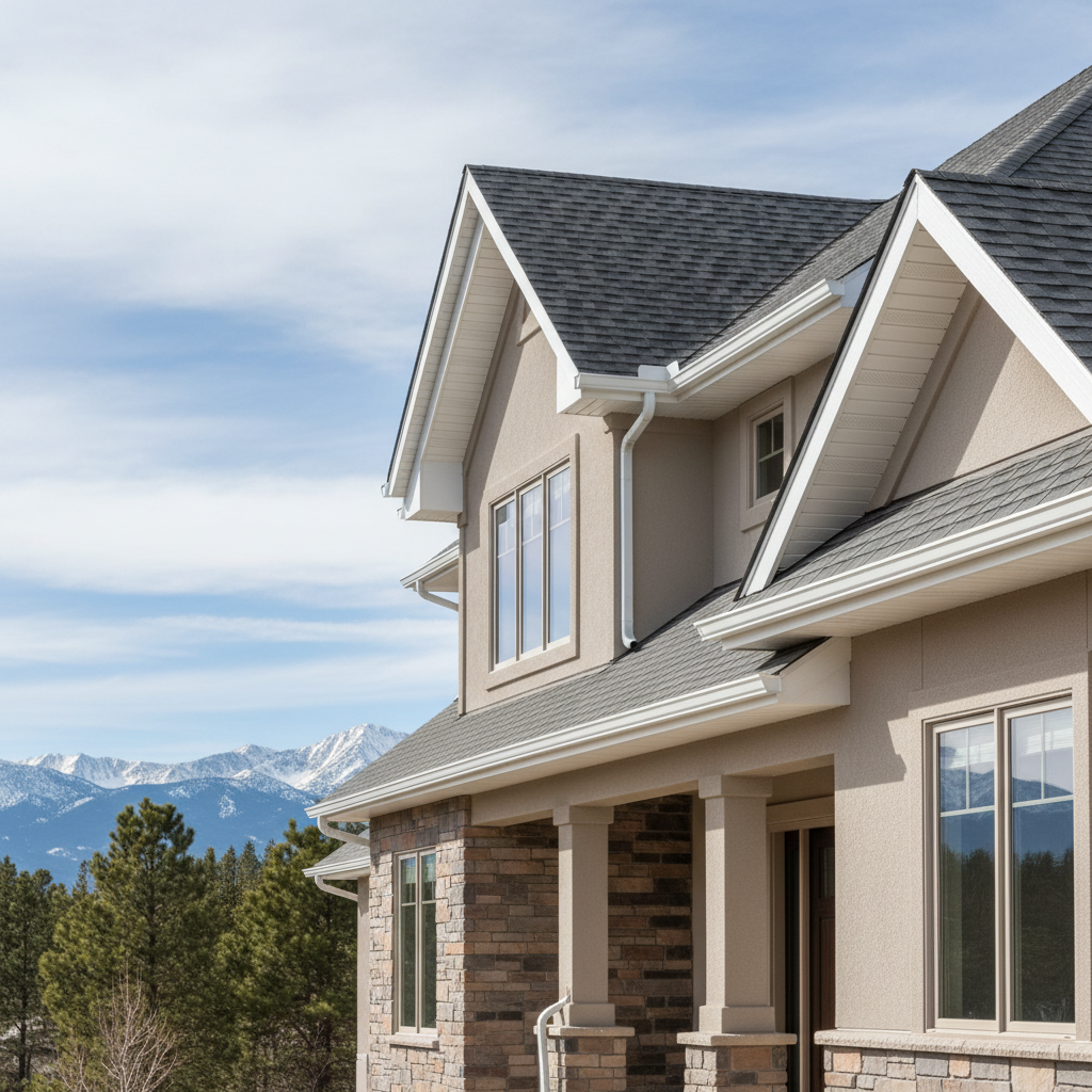Soffit and fascia work for homes in Lone Tree, Colorado