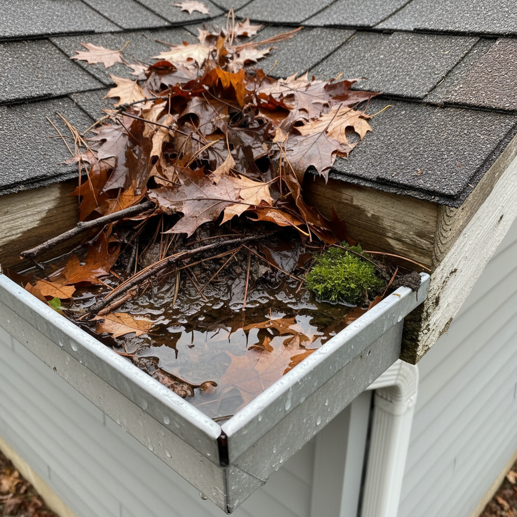 Professional gutter cleaning by Kings Exteriors & Gutter Systems LLC