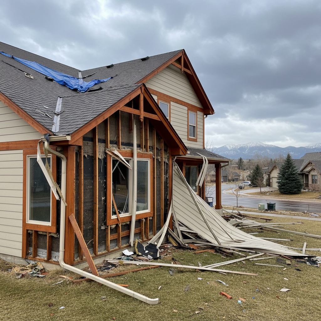 Professional insurance claim repairs by Kings Exteriors & Gutter Systems LLC