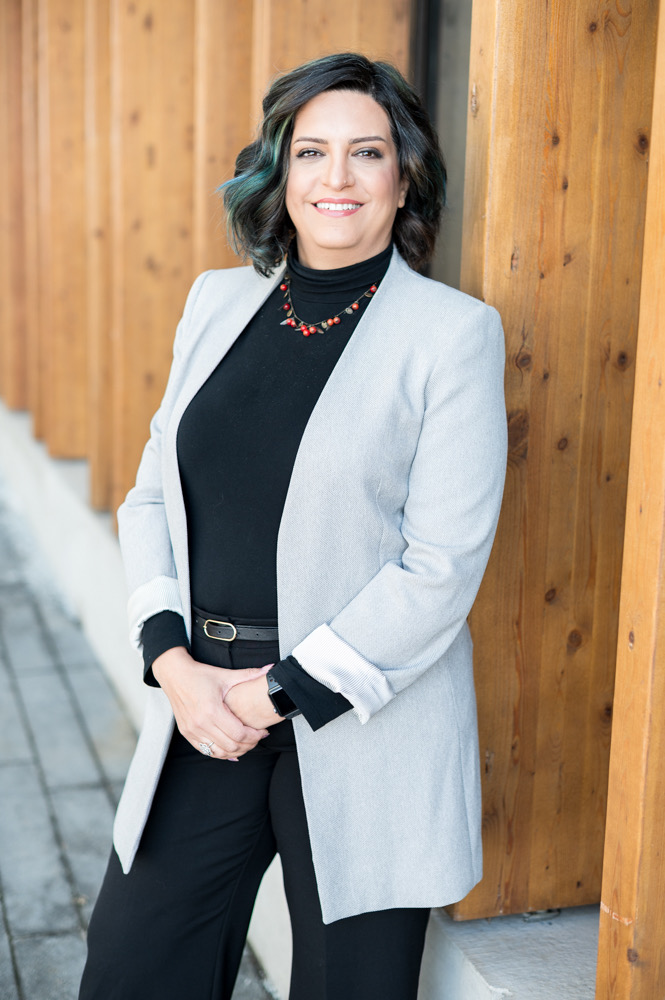 Nasim Mostafavi — owner, hair stylist and permanent makeup artist at Dina's Hair Vogue West Vancouver