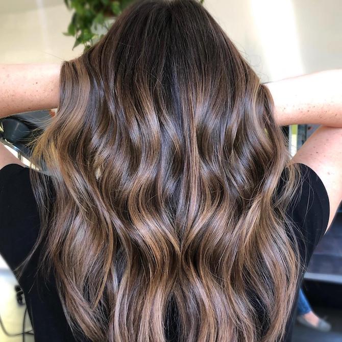Half head highlights West Vancouver hair colour