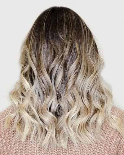 Balayage hair colour West Vancouver hair salon