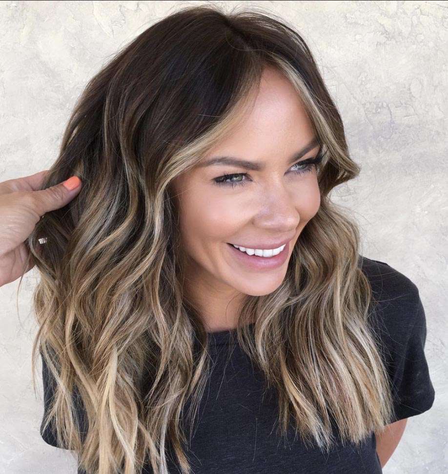 Long hair colour and cut West Vancouver