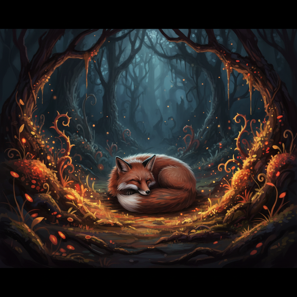 Ember in the Enchanted Garden
