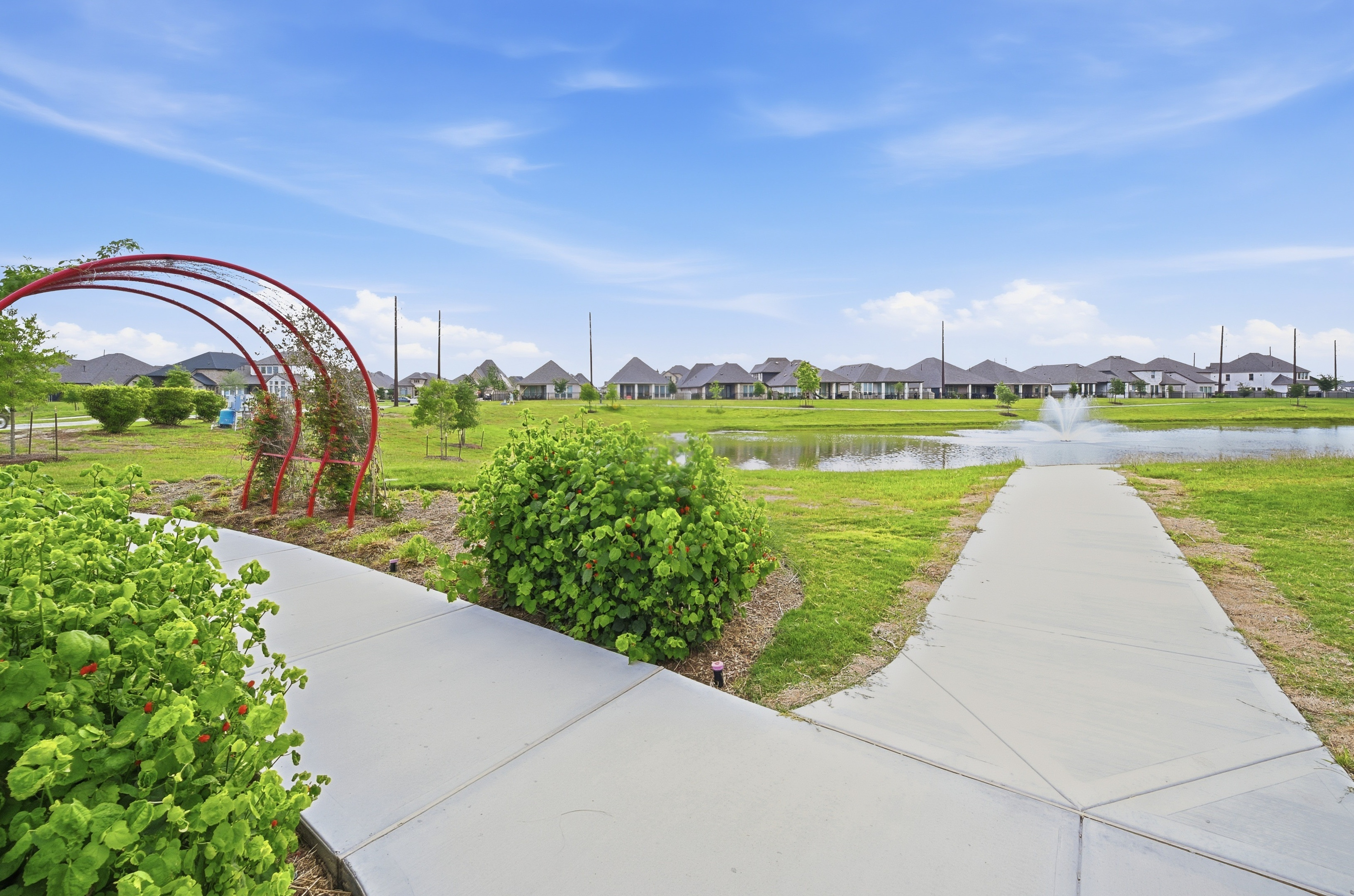 Community park walkways