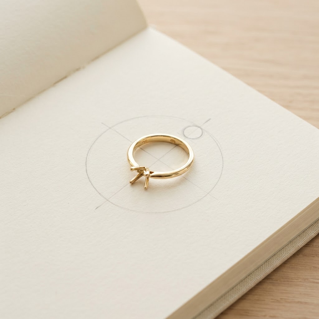 lab-grown diamond engagement ring, Design Your Own