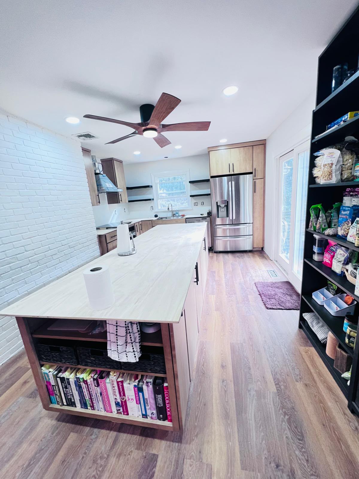 Kitchen remodel from scratch with new cabinetry and island in Mount Kisco