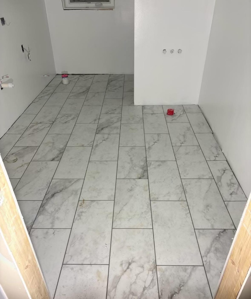 Large Format Tile Floor