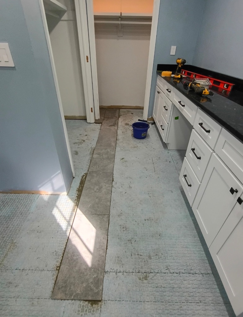 Bath Floor Installation
