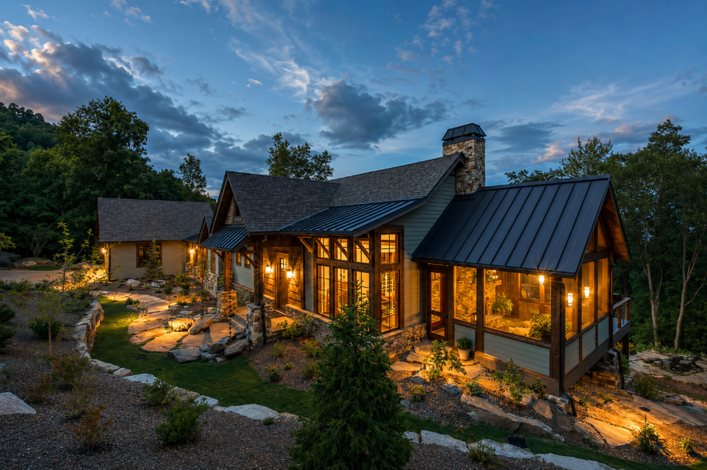 Luxury Appalachian mountain home