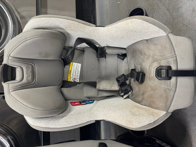 Nuna car seat — pre-clean condition