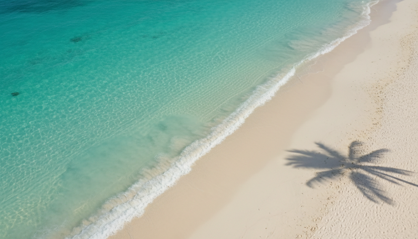 Caribbean beach aesthetic