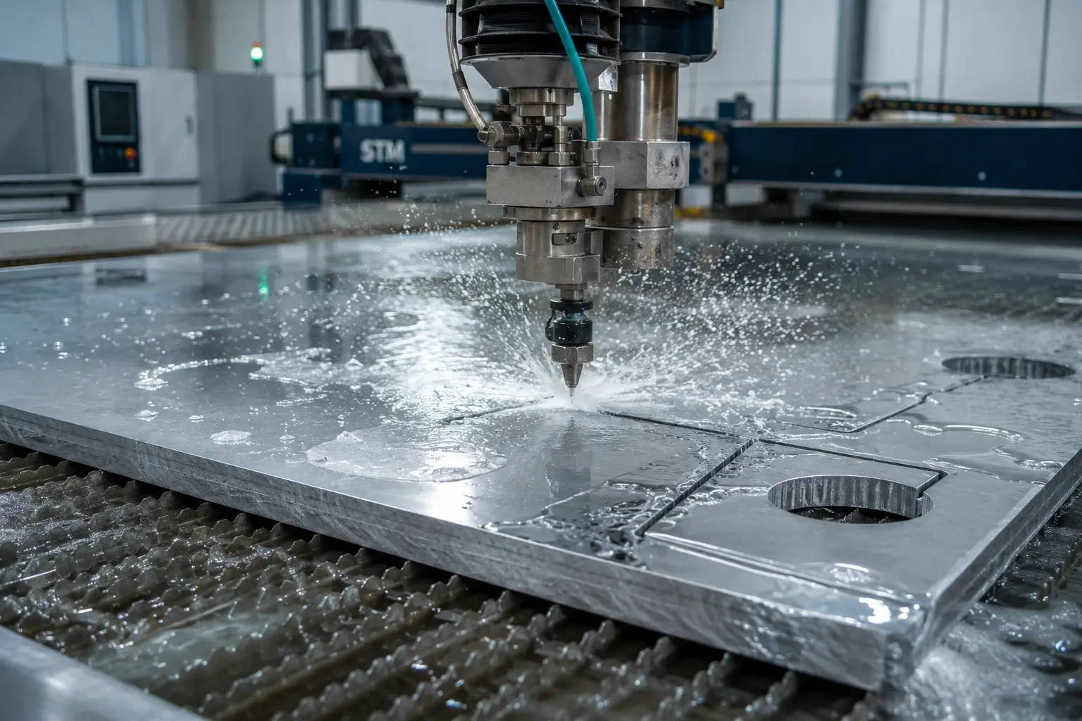 Water Jet Cutting — Thick Metal & Composites 1